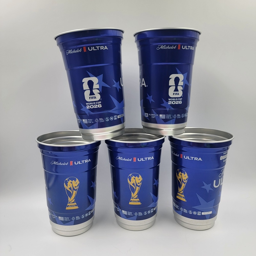 Michelob ULTRA FIFA World Cup 2026 Quarter Final KC 24oz Cups Set of 5